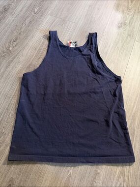 Oversized vintage  Navy Tank Top